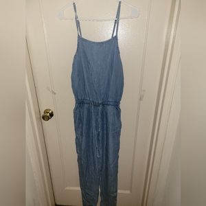 Blue jumpsuit